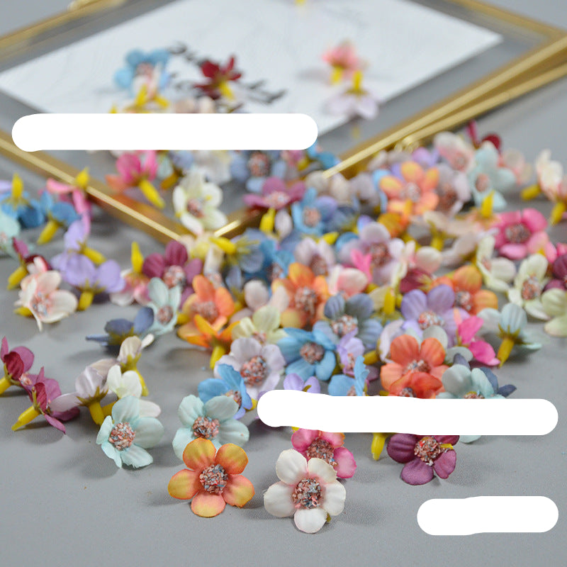 Wholesale Simulation flower mini Daisy cute wild chrysanthemum flower DIY wreath hat accessories various scene layout